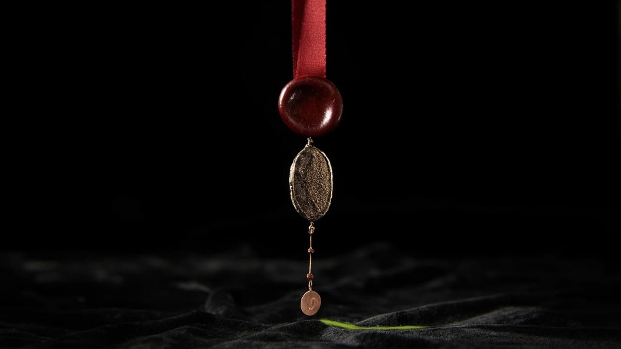 Your AI Compliance Costs 3x More Than the AI Itself — illustration depicting A tiny copper microchip dangling beneath an enormous crimson wax seal three times its size, suspended from a red ribbon against black velvet