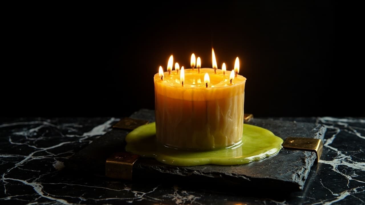 Multi-Node Inference Just Turned Your Tenants Into Roommates — illustration depicting A single beeswax pillar punctured with a dozen wicks burning unevenly in one shallow pool of melted wax on a black slate tray