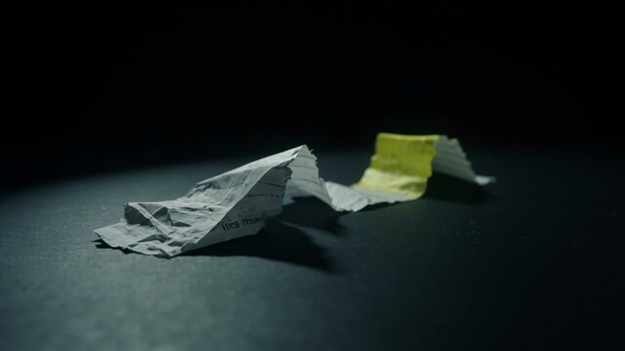 The ₹3 Lakh Noida App Quote Hides the Real Cost — illustration depicting A crisp, small paper invoice unfurling into an endless crumpled trail of receipts spilling off a black table into shadow