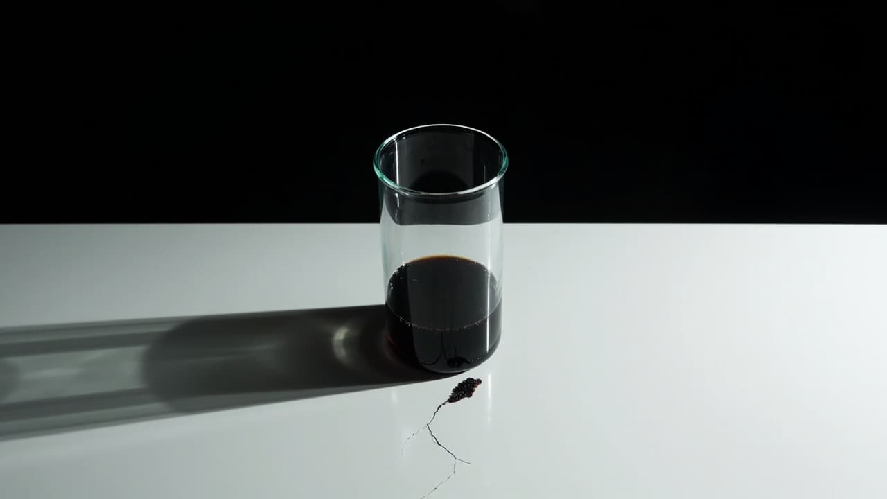 Why Your Observability Stack Is Lying About Kubernetes Health — illustration depicting A flawless clear glass beaker with a nearly invisible hairline crack near its base, black fluid silently seeping onto a sterile white laboratory bench