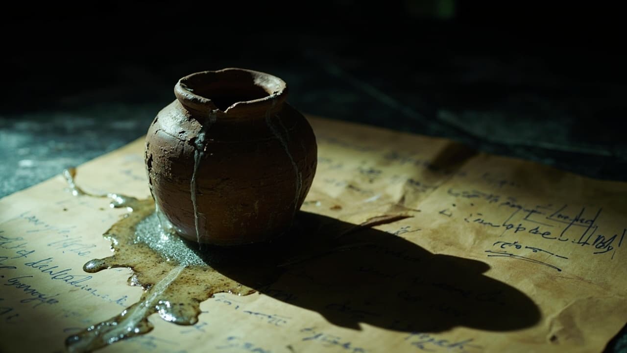 Why 6 of 10 Indian CRM Projects Hit 2x Budget — illustration depicting A cracked terracotta matka leaks water in slow silver threads across a yellowed blueprint, pooling over handwritten budget figures