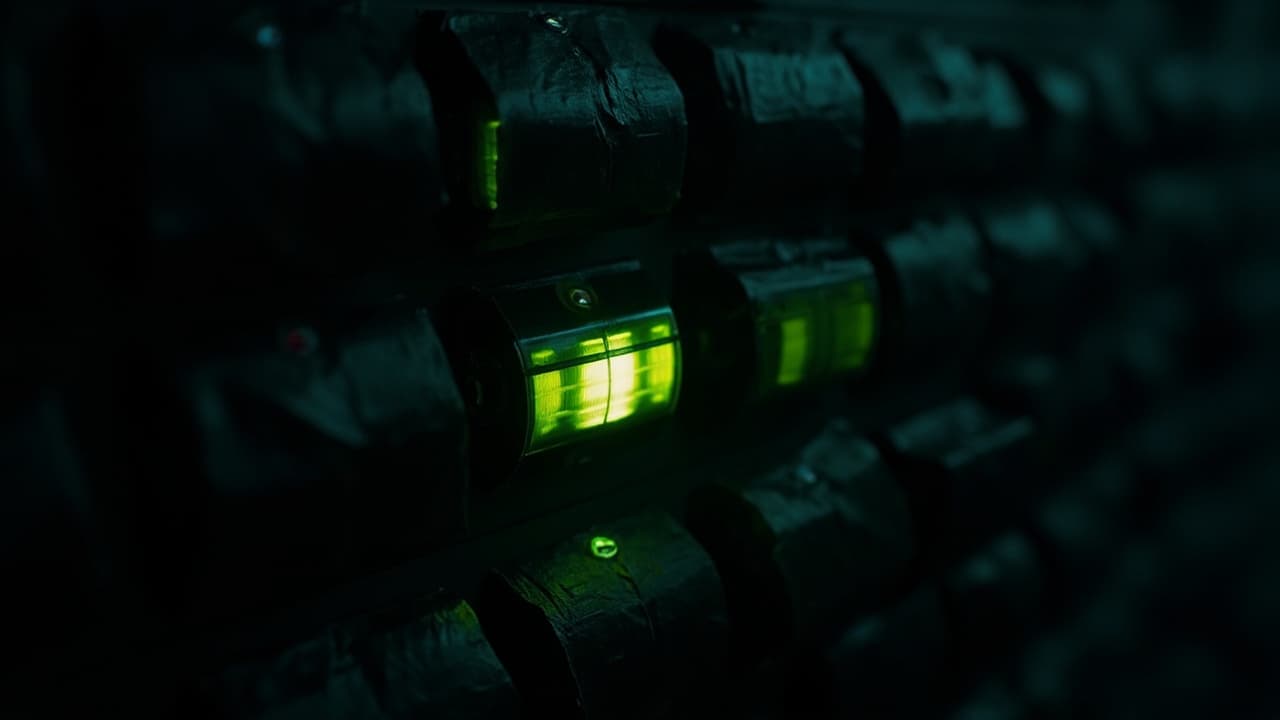 Why Clinical AI That Passes Validation Gets Silenced by Nurses — illustration depicting A single uncovered red call-light glows on a nurse's station panel, ringed by dozens of identical lights wrapped in black electrical tape