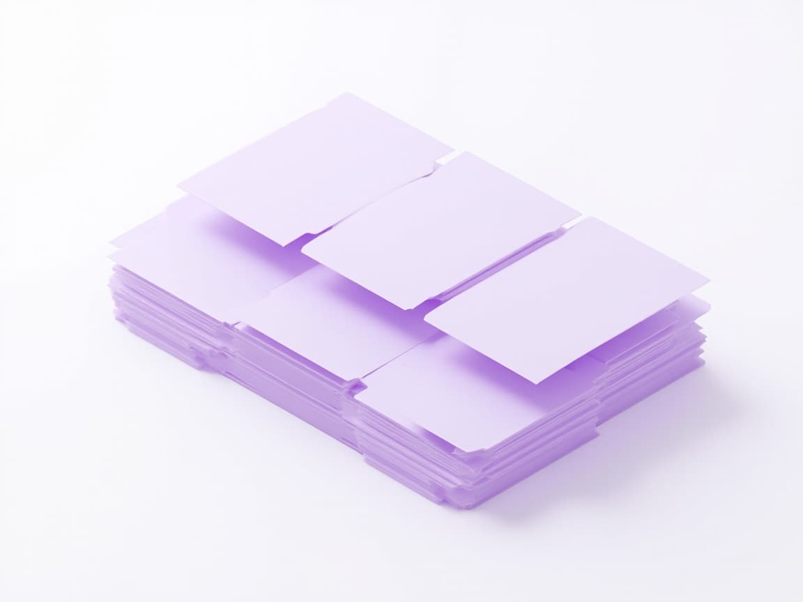 Isometric illustration of multi-tenant SaaS as stacked, fanned layered panels