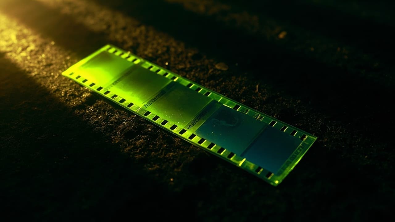 The Blind Spot in Your AI Stack That Audits Always Find First — illustration depicting A strip of developed 35mm film stretched across black velvet, one frame completely blank and transparent where every other frame holds a crisp image