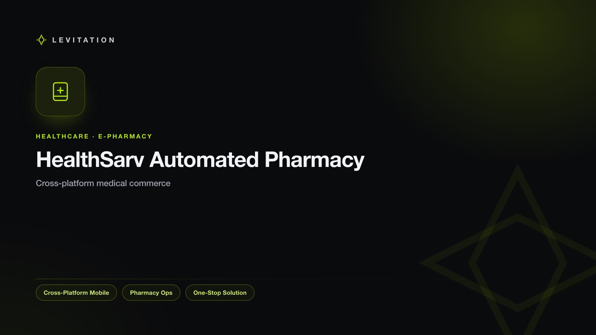HealthSarv automated pharmacy management system built by Levitation